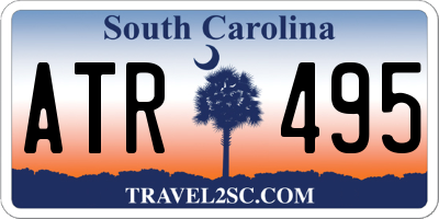 SC license plate ATR495