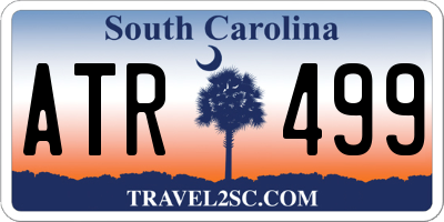 SC license plate ATR499
