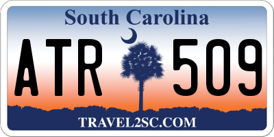 SC license plate ATR509