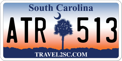 SC license plate ATR513