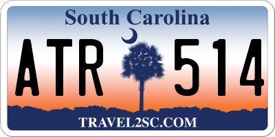 SC license plate ATR514