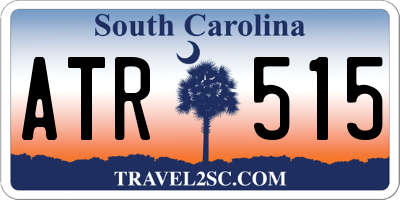 SC license plate ATR515