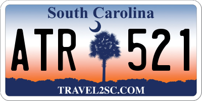 SC license plate ATR521