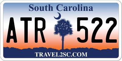 SC license plate ATR522