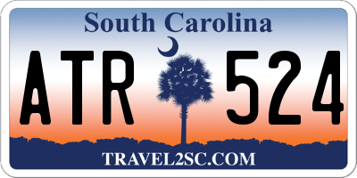 SC license plate ATR524
