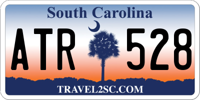 SC license plate ATR528