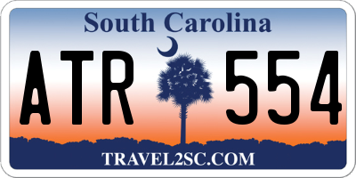 SC license plate ATR554