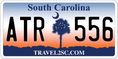 SC license plate ATR556
