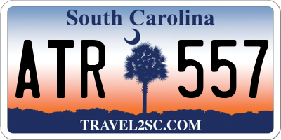 SC license plate ATR557