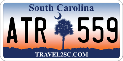 SC license plate ATR559