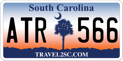 SC license plate ATR566