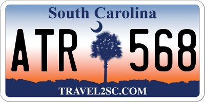 SC license plate ATR568