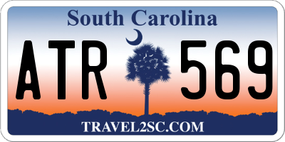 SC license plate ATR569