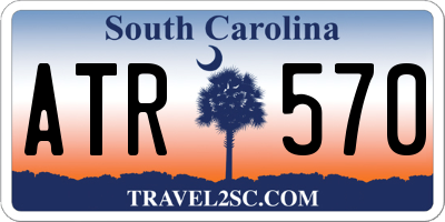 SC license plate ATR570