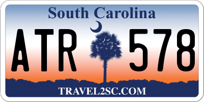 SC license plate ATR578