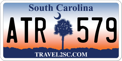 SC license plate ATR579