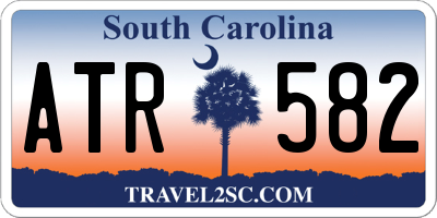 SC license plate ATR582