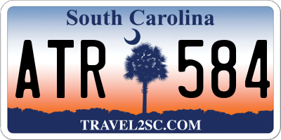 SC license plate ATR584