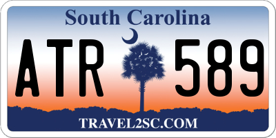 SC license plate ATR589