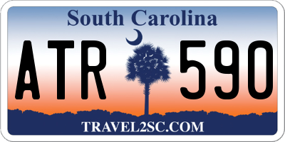 SC license plate ATR590