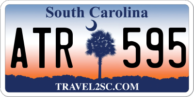 SC license plate ATR595