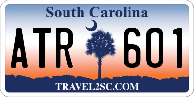 SC license plate ATR601