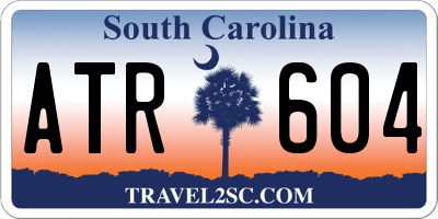 SC license plate ATR604