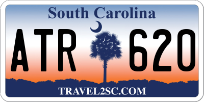 SC license plate ATR620