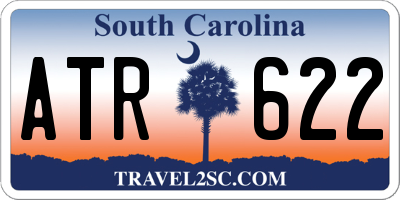 SC license plate ATR622