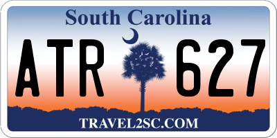 SC license plate ATR627