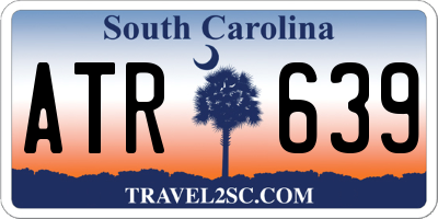 SC license plate ATR639