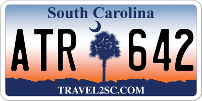 SC license plate ATR642