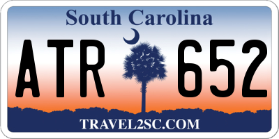 SC license plate ATR652