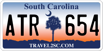 SC license plate ATR654