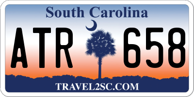 SC license plate ATR658