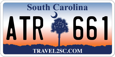 SC license plate ATR661