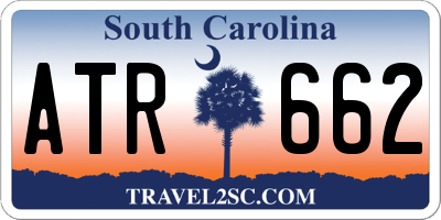 SC license plate ATR662