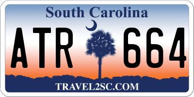 SC license plate ATR664