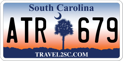 SC license plate ATR679