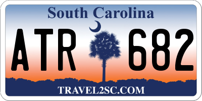 SC license plate ATR682