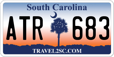SC license plate ATR683