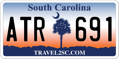 SC license plate ATR691