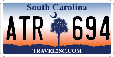 SC license plate ATR694