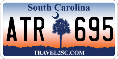 SC license plate ATR695