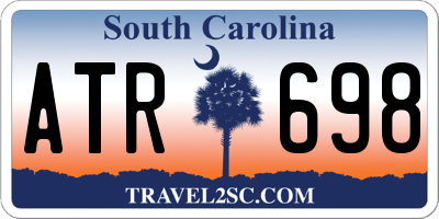 SC license plate ATR698