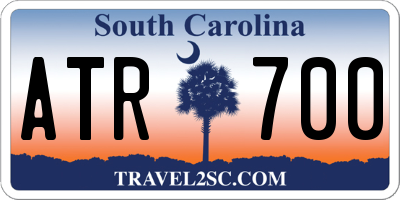 SC license plate ATR700