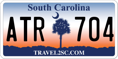SC license plate ATR704