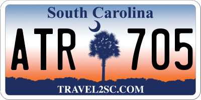 SC license plate ATR705