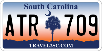 SC license plate ATR709