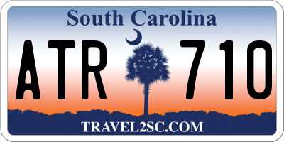 SC license plate ATR710